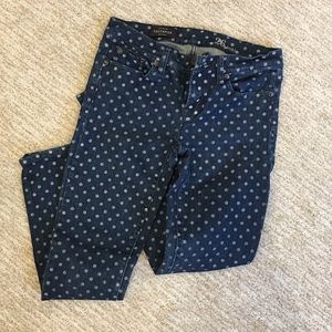 Jcrew Polka Dot Toothpick Jean